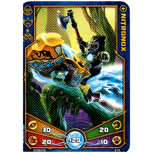 Carte à collectionner, Legends of Chima jeu n° 2: 215 - Nitronox (Trading Card, Legends of Chima Deck #2: 215 - Nitronox)