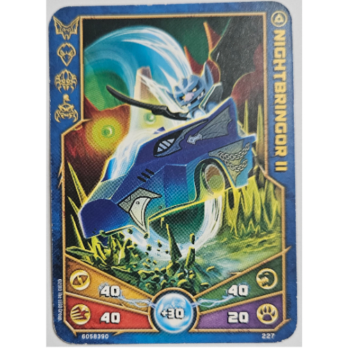 Carte à collectionner, Legends of Chima jeu n° 2: 227 - Nightbringor II (Trading Card, Legends of Chima Deck #2: 227 - Nightbringor II)