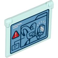 Visuel indicatif Rebrickable de Verre pour fenêtre 1 x 4 x 3 [ouverture] avec Loki tenant 1x1 brique motif imprimé (Glass for Window 1 x 4 x 3 [Opening] with Loki Holding 1x1 Brick Print)