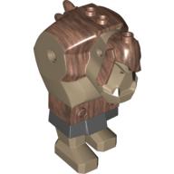 Visuel indicatif Rebrickable de Corps géant, fantasy era troll avec motif armure en cuivre (Body Giant, Fantasy Era Troll with Copper Armor Pattern)