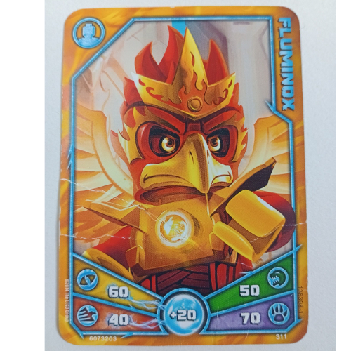Carte à collectionner, Legends of Chima jeu n° 3: 311 - Fluminox (Trading Card, Legends of Chima Deck #3: 311 - Fluminox)