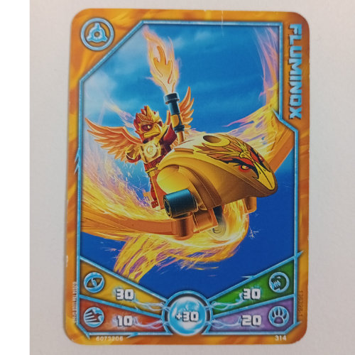 Carte à collectionner, Legends of Chima jeu n° 3: 314 - Fluminox (Trading Card, Legends of Chima Deck #3: 314 - Fluminox)