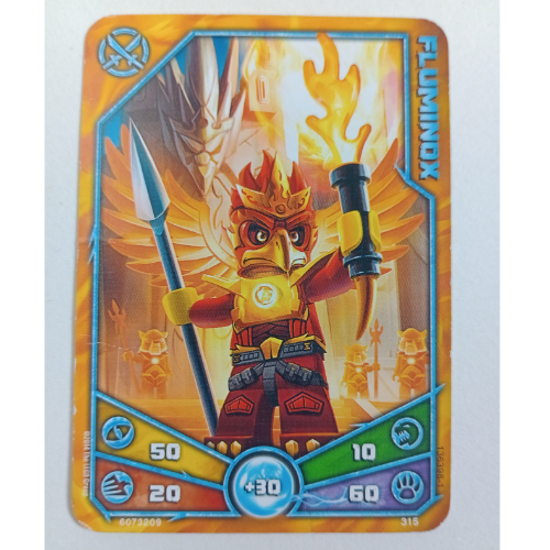 Carte à collectionner, Legends of Chima jeu n° 3: 315 - Fluminox (Trading Card, Legends of Chima Deck #3: 315 - Fluminox)
