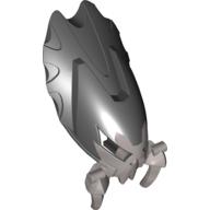 Visuel indicatif Rebrickable de Masque de grande figurine Shelek avec motif noir marbré (Large Figure Mask Shelek with Marbled Black Pattern)