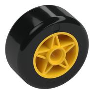 Visuel indicatif Rebrickable de Roue 30 x 20 avec motif de pneu noir (Wheel 30 x 20 with Black Tire Pattern)
