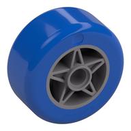 Visuel indicatif Rebrickable de Roue 30 x 20 avec motif de pneu bleu (Wheel 30 x 20 with Blue Tire Pattern)