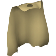 Cape, longue, en lambeaux (Neckwear Cape, Long, Tattered)