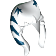 Visuel indicatif Rebrickable de Coiffe Togruta Montrals, motif imprimé Ahsoka bleu et vert sable (Headdress Togruta Montrals, Blue and Sand Green Ahsoka Print)