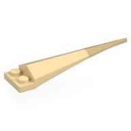 Visuel indicatif Rebrickable de Plaque spéciale 1 x 2 avec extension angulaire et embout bronzant flexible (Plate Special 1 x 2 with Angular Extension and Flexible Tan Tip)