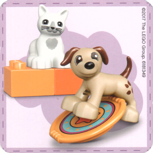Visuel indicatif Rebrickable de Trouver une paire de cartes à partir de coffret 40267-1 (Find a Pair Card from Set 40267-1)