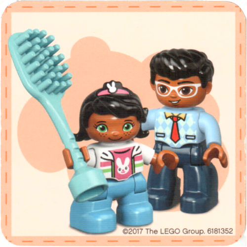 Visuel indicatif Rebrickable de Trouver une paire de cartes à partir de coffret 40267-1 (Find a Pair Card from Set 40267-1)