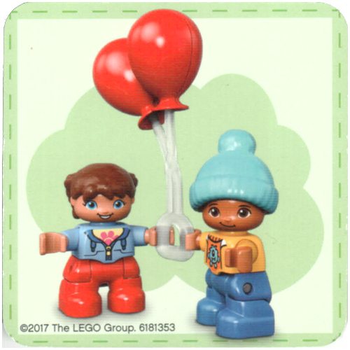Visuel indicatif Rebrickable de Trouver une paire de cartes à partir de coffret 40267-1 (Find a Pair Card from Set 40267-1)