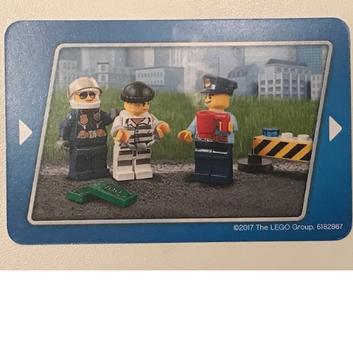 Carte d'affichage, carte de storyboard de police 5 (Display Card, Police Storyboard Card 5)