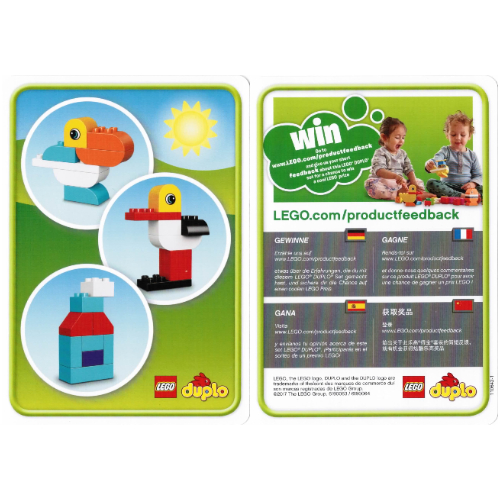 Carte d'idée, coffret 10848-1, Carte 3 (Idea Card, Set 10848-1, Card 3)