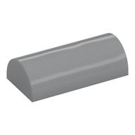 Brique courbée 2 x 4 double, sans tenons, avec rainure (Brick Curved 2 x 4 Double, No Studs, with Groove)