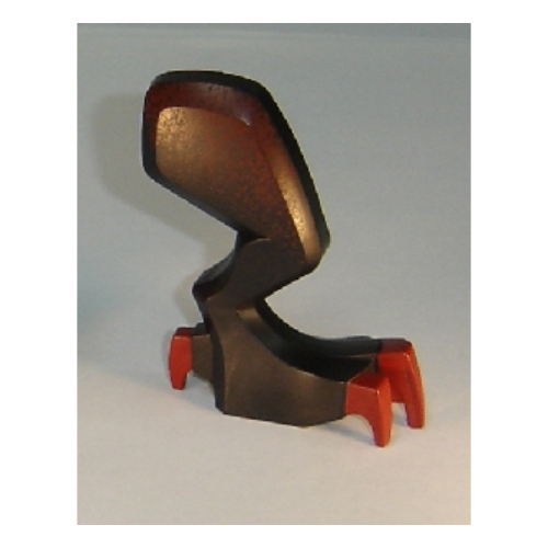 Visuel indicatif Rebrickable de Partie du corps de la créature, jambe de dragon, droite avec griffes rouge foncé et motif imprimé hanche (Creature Body Part, Dragon Leg, Right with Dark Red Claws and Hip Print)