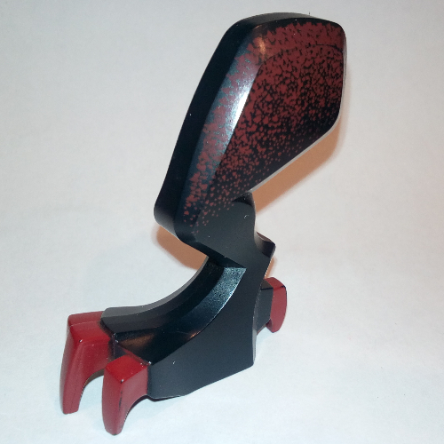 Visuel indicatif Rebrickable de Partie du corps de la créature, jambe de dragon, gauche avec griffes rouge foncé et motif imprimé hanche (Creature Body Part, Dragon Leg, Left with Dark Red Claws and Hip Print)