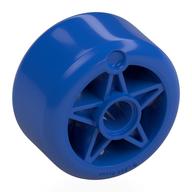 Visuel indicatif Rebrickable de Roue 24 x 20 avec motif de pneu bleu (Wheel 24 x 20 with Blue Tire Pattern)