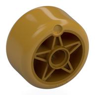 Visuel indicatif Rebrickable de Roue 24 x 20 avec pneu or nacré (Wheel 24 x 20 with Pearl Gold Tire)