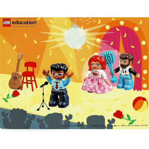 Carte d'inspiration, coffret 45030-1, scène/ville (Inspiration Card, Set 45030-1, Scene/City)