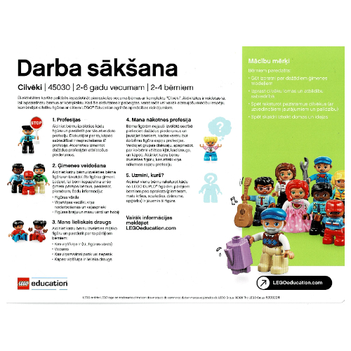 Carte d'activité, coffret 45030-1, Pour commencer - Lituanien/Chinois (Activity Card, Set 45030-1, Getting Started - Lithuanian/Chinese)