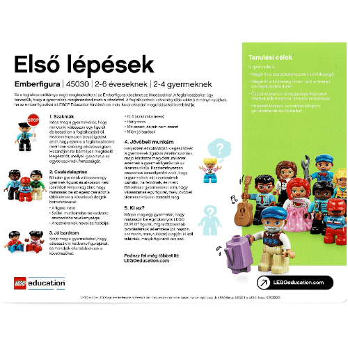 Carte d'activité, coffret 45030-1, Pour commencer - Hongrois/Espagnol (Activity Card, Set 45030-1, Getting Started - Hungarian/Spanish)