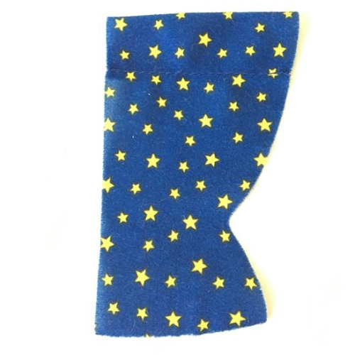 Visuel indicatif Rebrickable de Duplo Rideau à gauche, avec motif imprimé étoiles jaunes (Duplo Curtain Left, with Yellow Stars Print)
