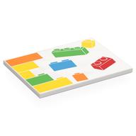 Visuel indicatif Rebrickable de Tuile 6 x 8 avec briques LEGO, Motif imprimé mural (Tile 6 x 8 with LEGO Bricks, Wall Print)