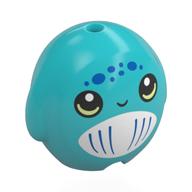 Visuel indicatif Rebrickable de Oreiller peluche jouet avec narval, poitrine blanche, motif imprimé pois bleu foncé (Pillow Plush Toy with Narwhal, White Chest, Dark Blue Dots Print)