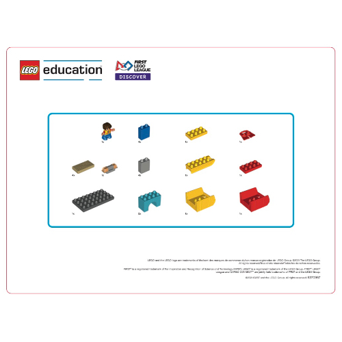 Instructions, cargo connect découvrir construire carte c (Instructions, CARGO CONNECT Discover Build Card C)