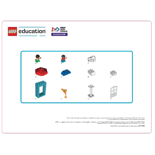 Instructions, CARGO CONNECT Découvrir la carte de construction B (Instructions, CARGO CONNECT Discover Build Card B)