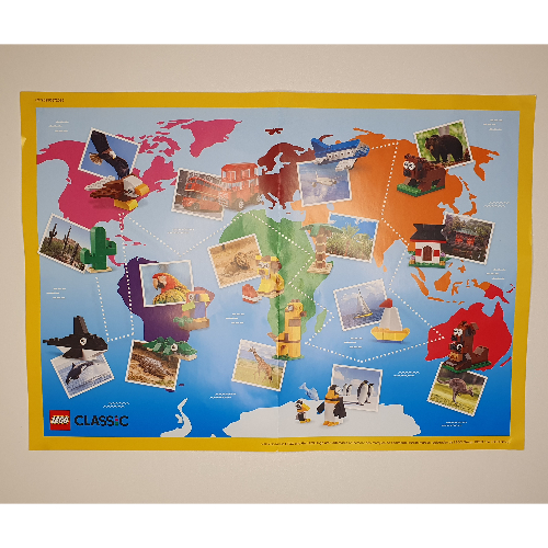 Affiche, Autour du monde, coffret 11015-1 (Poster, Around the World, Set 11015-1)
