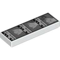 Visuel indicatif Rebrickable de Tuile 1 x 3 avec motif imprimé Photo Booth Photos (Tile 1 x 3 with Photo Booth Photos Print)