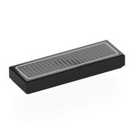 Visuel indicatif Rebrickable de Tuile 1 x 3 avec motif imprimé gril argenté (Tile 1 x 3 with Silver Grill Print)