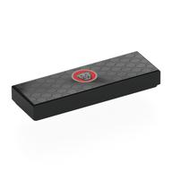 Visuel indicatif Rebrickable de Tuile 1 x 3 avec gril argenté, tigre argenté en motif imprimé cercle rouge (Tile 1 x 3 with Silver Grill, Silver Tiger in Red Circle Print)