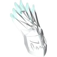 Visuel indicatif Rebrickable de Masque de grande taille Strakk avec motif bleu clair marbré (Glatorien) (Large Figure Mask Strakk with Marbled Trans-Light Blue Pattern (Glatorian))
