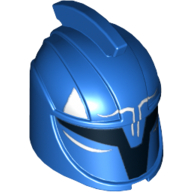 Casque sénat commando, capitaine avec des marques noires et courbes lignes blanches motif imprimé (Helmet Senate Commando, Captain with Black Markings and Curved White Lines Print)