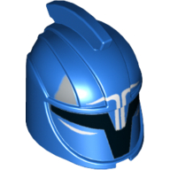 Casque sénat commando, capitaine avec des marques noires et lignes blanches inclinées motif imprimé (Helmet Senate Commando, Captain with Black Markings and White Angled Lines Print)