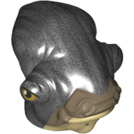 Tête de minifigurine Spécial, Mon Calamari avec beige Dewlap (Amiral Raddus) (Minifig Head Special, Mon Calamari with Tan Dewlap (Admiral Raddus))
