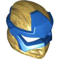 Enveloppe avec masque angulaire motif bleu [sans motif] (Wrap with Angular Mask Blue Pattern [Plain])