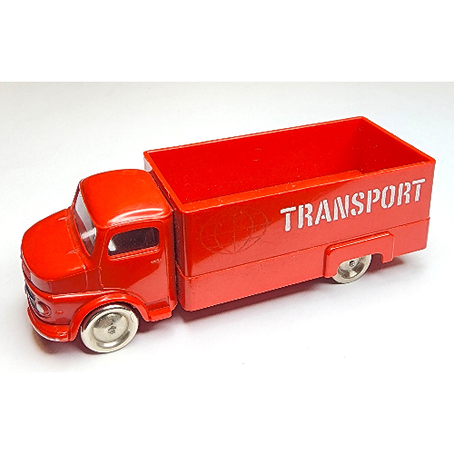 Visuel indicatif Rebrickable de Ho scale mercedes camion boîte avec motif imprimé 'TRANSPORT' (HO Scale Mercedes Box Truck with 'TRANSPORT' Print)