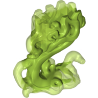 Bas du corps, fantôme avec motif vert transparent-brillant marbré (Lower Body, Ghost with Marbled Trans-Bright Green Pattern)