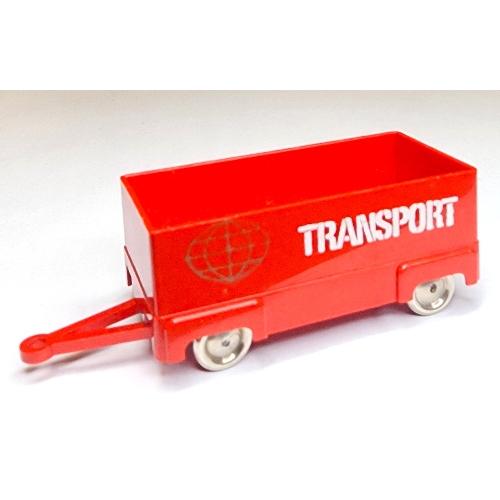 Visuel indicatif Rebrickable de Remorque fourgon Mercedes à l’échelle HO (HO Scale Mercedes Box Trailer)