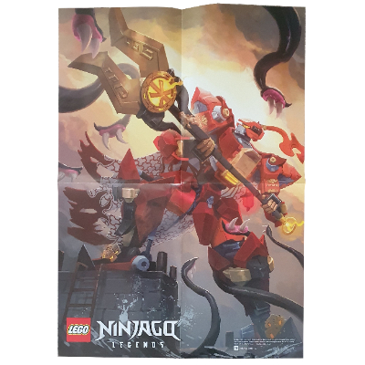 Affiche, Chevalier du Feu Mech (Poster, Fire Knight Mech)