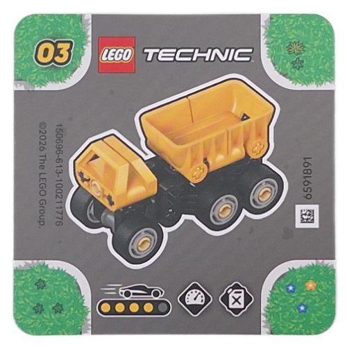 Carte d'activité pour coffret 42233-3 (Activity Card for Set 42233-3)