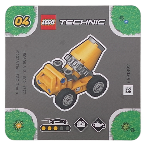 Carte d'activité pour coffret 42233-4 (Activity Card for Set 42233-4)