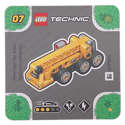 Carte d'activité pour coffret 42233-7 (Activity Card for Set 42233-7)