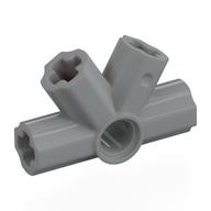 Visuel indicatif Rebrickable de Raccord Technic pour axe et connecteur coudé quadruple - 60° (Technic Axle and Pin Connector Angled Quadruple - 60°)