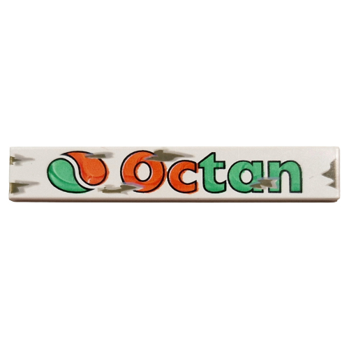 Visuel indicatif Rebrickable de Tuile 1 x 6 avec Octan Texte imprimé (Tile 1 x 6 with Octan Text Print)