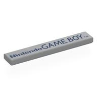 Visuel indicatif Rebrickable de Tuile 1 x 6 avec motif imprimé bleu foncé 'Nintendo GAME BOY TM' (Tile 1 x 6 with Dark Blue 'Nintendo GAME BOY TM' Print)
